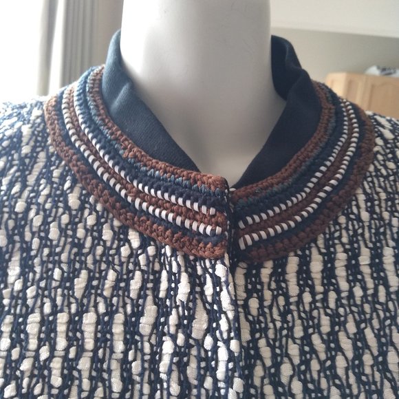 E2 Final Price 💐Tory Burch 2 textured lined jacket zip front - Picture 5 of 5